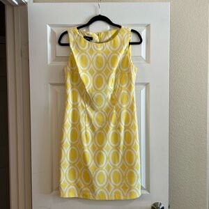 Alex yellow sheath dress